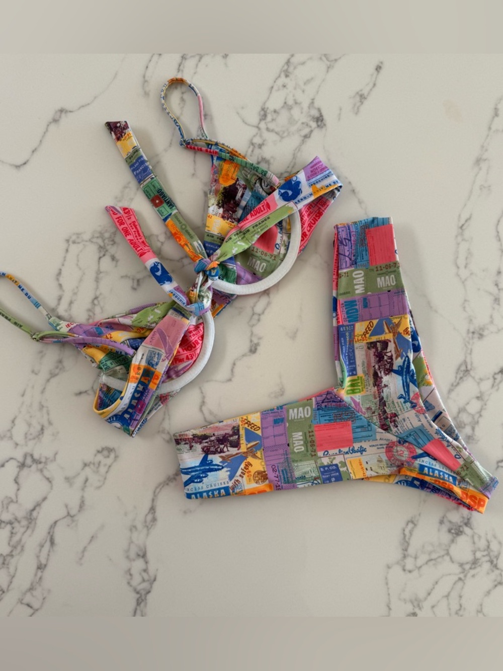 Skatie Kate Top & Mandi Bottoms Bikini SET - Getaway - Size XS/S - Picture 3 of 14